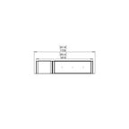 EcoSmart Fire Flex 60 Bioethanol Fireplace Insert - Single Room