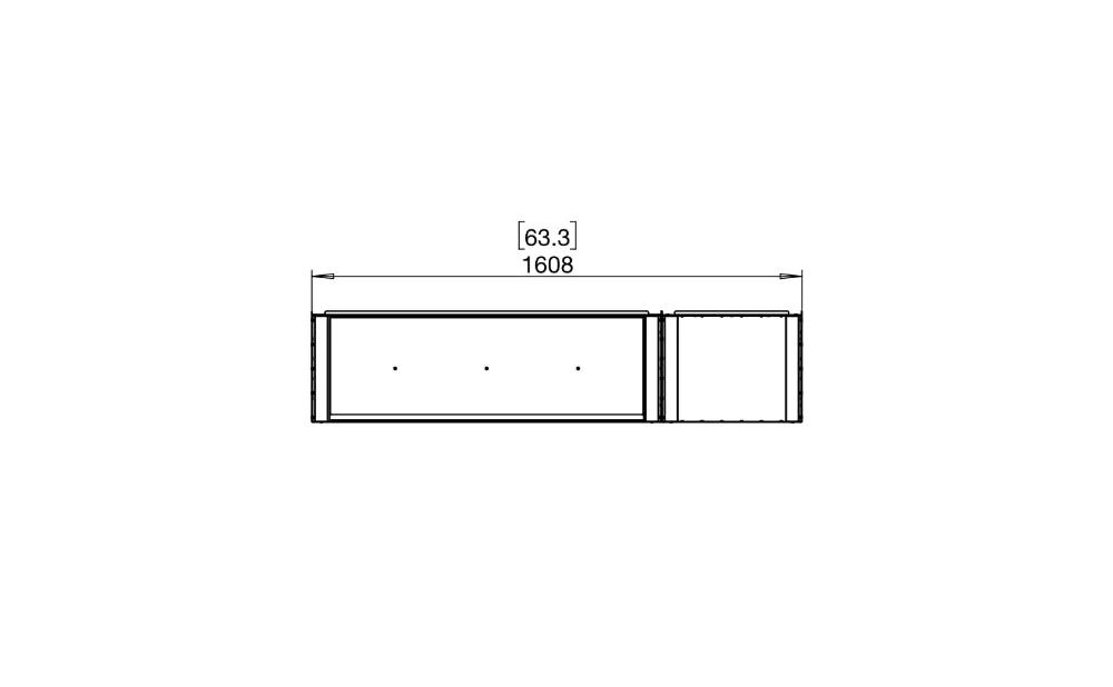 EcoSmart Fire Flex 60 Bioethanol Fireplace Insert - Single Room