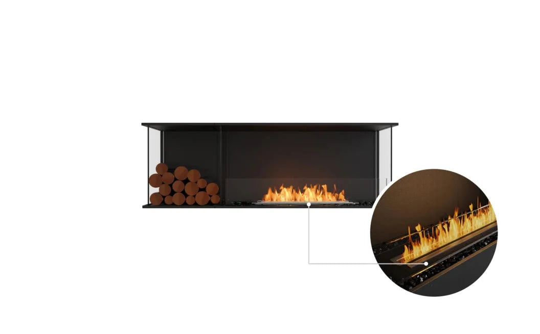 EcoSmart Fire Flex 60 Bioethanol Fireplace Insert - Single Room