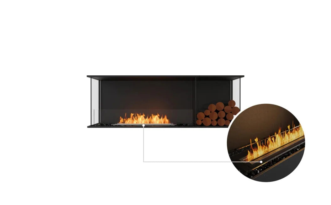EcoSmart Fire Flex 60 Bioethanol Fireplace Insert - Single Room