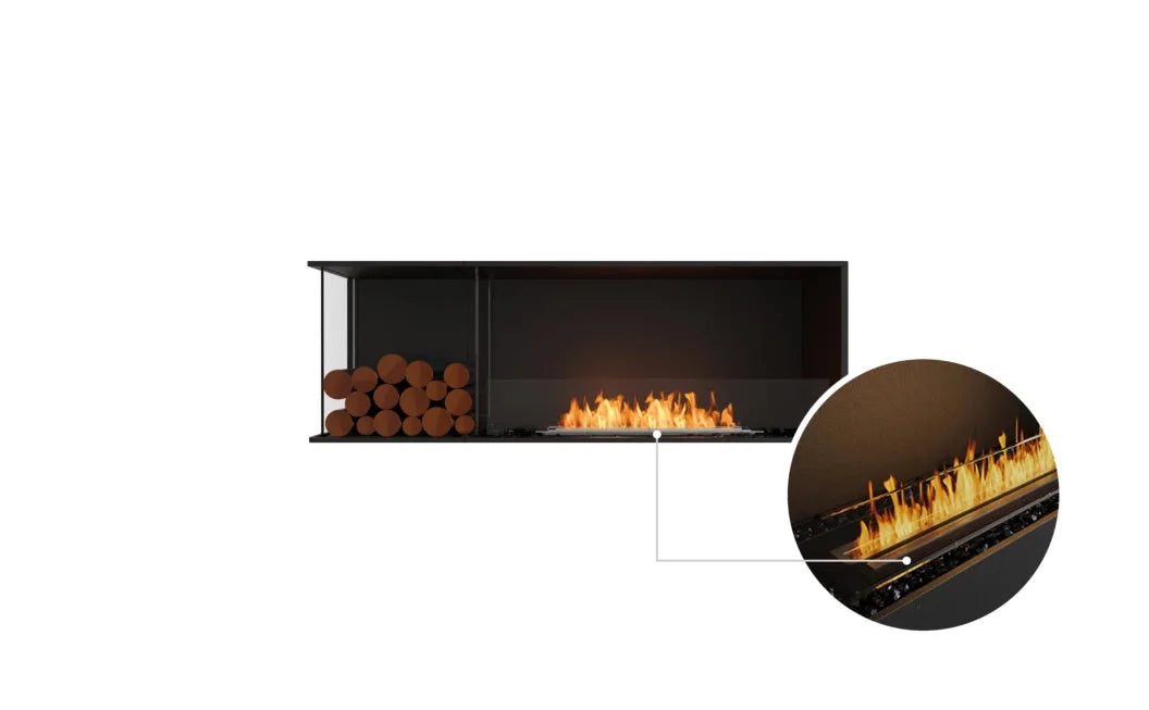 EcoSmart Fire Flex 60 Bioethanol Fireplace Insert - Single Room