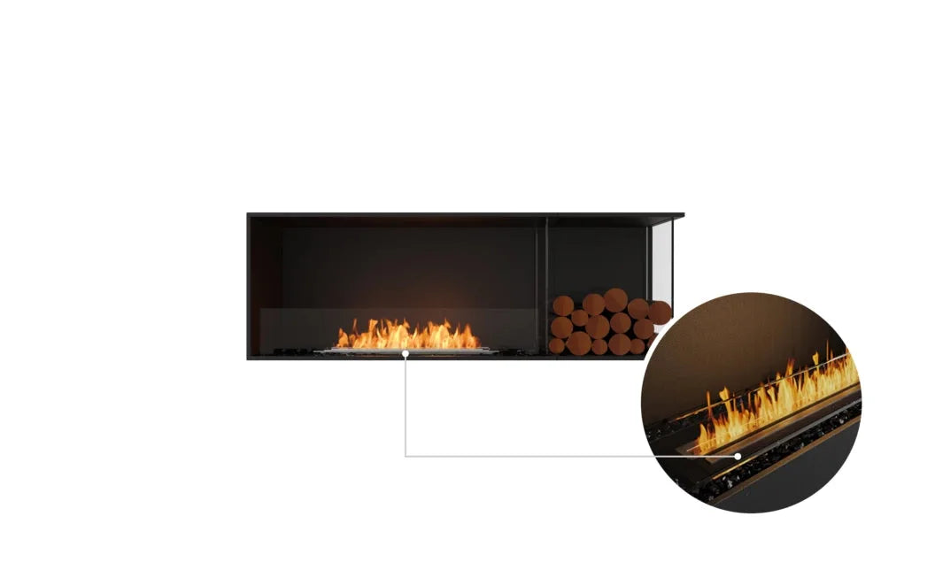 EcoSmart Fire Flex 60 Bioethanol Fireplace Insert - Single Room