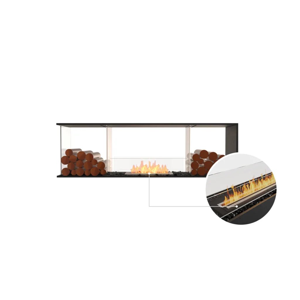 EcoSmart Fire Flex 68 Bioethanol Fireplace Insert - Room Divider