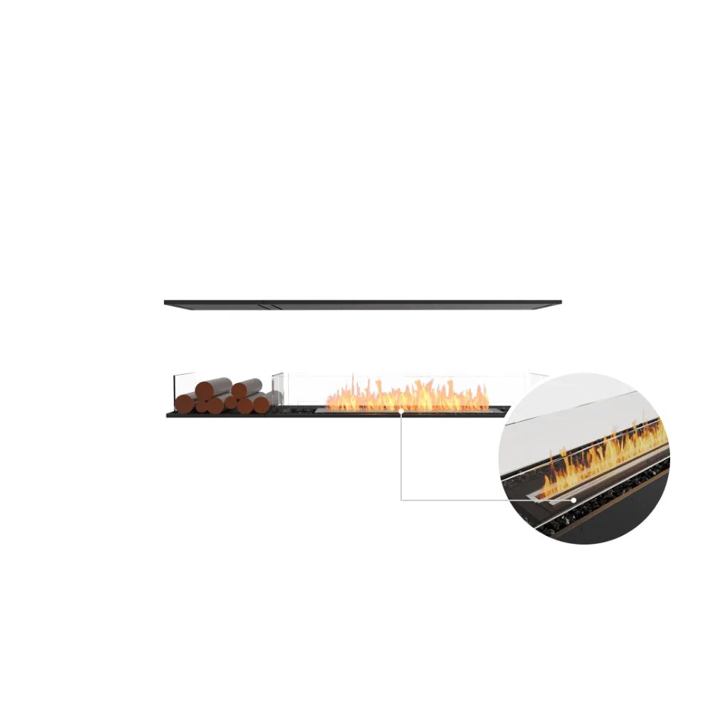 EcoSmart Fire Flex 68 Bioethanol Fireplace Insert - Room Divider