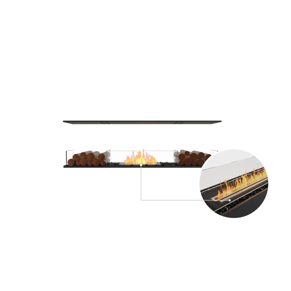 EcoSmart Fire Flex 68 Bioethanol Fireplace Insert - Room Divider