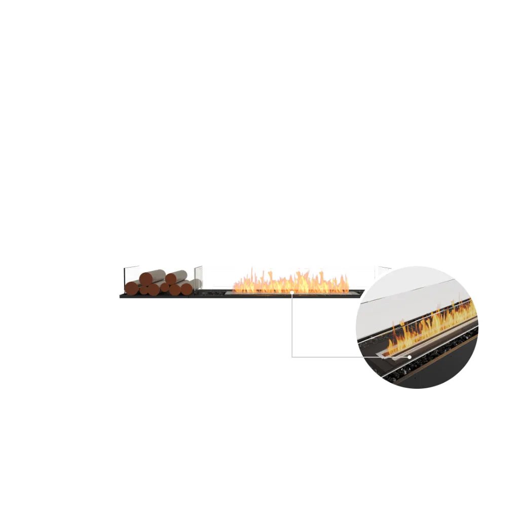 EcoSmart Fire Flex 68 Bioethanol Fireplace Insert - Room Divider