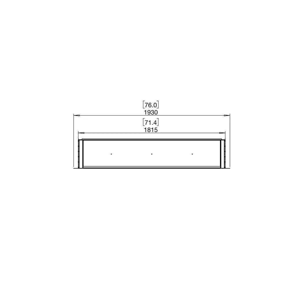 EcoSmart Fire Flex 68 Bioethanol Fireplace Insert - Single Room
