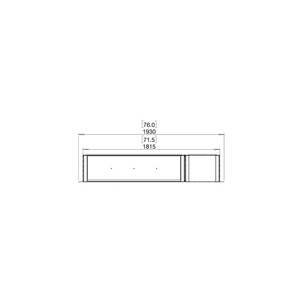EcoSmart Fire Flex 68 Bioethanol Fireplace Insert - Single Room