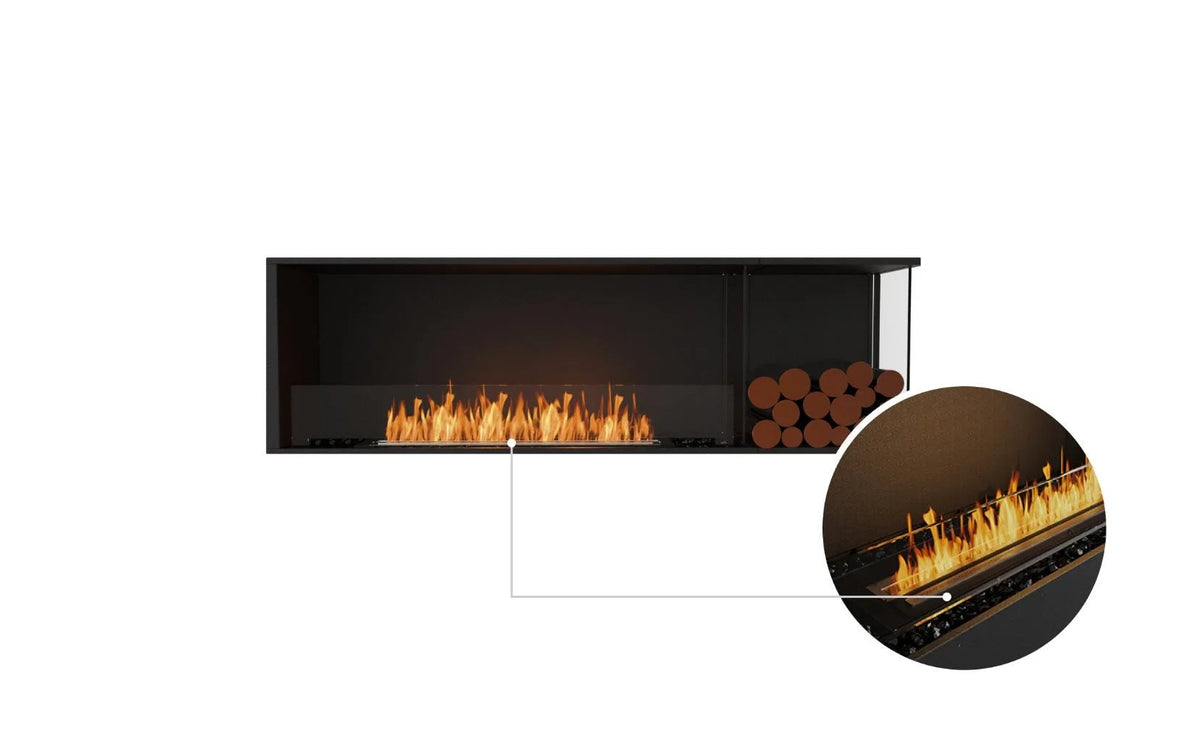 EcoSmart Fire Flex 68 Bioethanol Fireplace Insert - Single Room