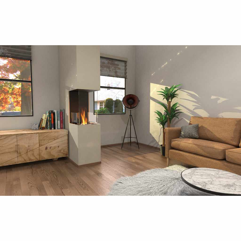 EcoSmart Fire Flex 78 Bioethanol Fireplace Insert-Room Divider