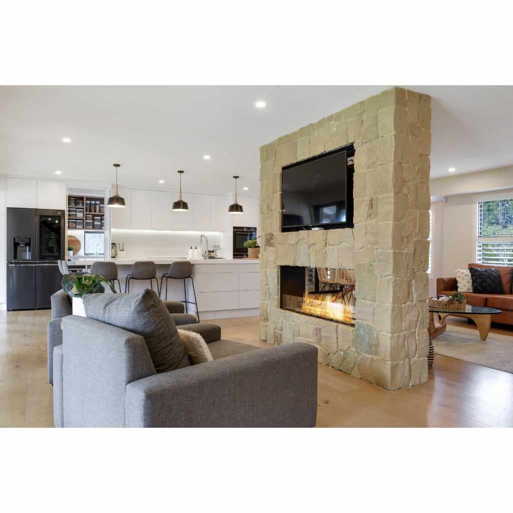 EcoSmart Fire Flex 78 Bioethanol Fireplace Insert-Room Divider