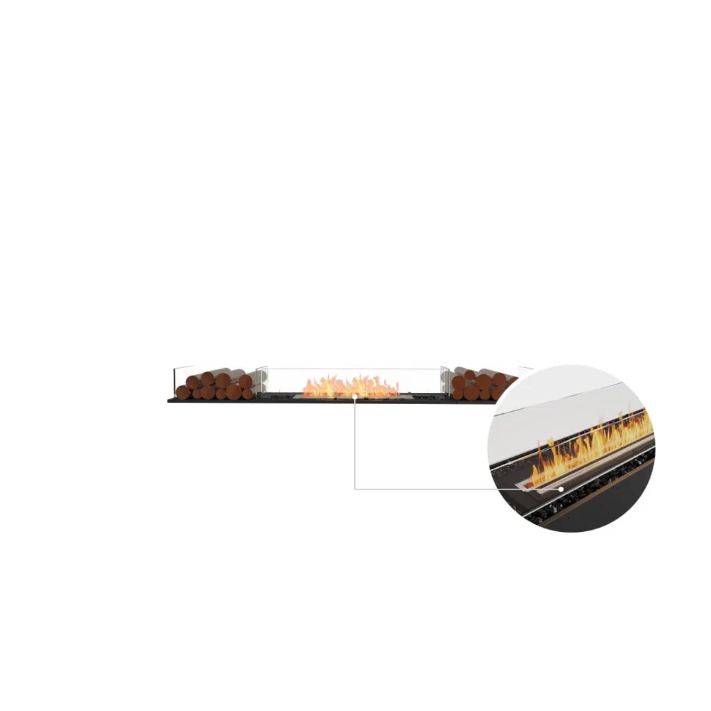 EcoSmart Fire Flex 78 Bioethanol Fireplace Insert-Room Divider
