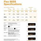 EcoSmart Fire Flex 86 Bioethanol Single Room Fireplace Insert