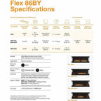 EcoSmart Fire Flex 86 Bioethanol Single Room Fireplace Insert