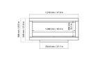 EcoSmart Fire - Frame 1000SS - Fireplace Insert