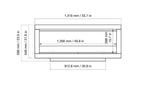 EcoSmart Fire - Frame 1200SS - Fireplace Insert