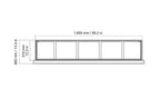 EcoSmart Fire - Frame 1500SS - Single Sided Fireplace Insert