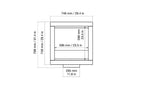 EcoSmart Fire - Frame 600SS Fireplace Insert