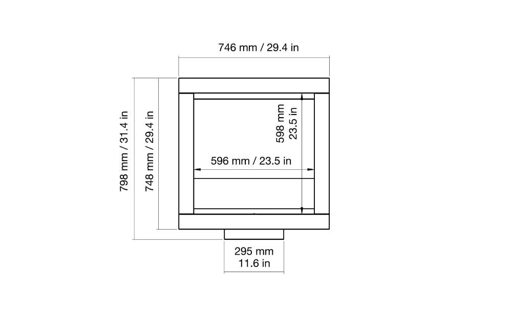 EcoSmart Fire - Frame 600SS Fireplace Insert
