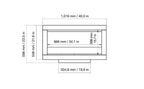 EcoSmart Fire - Frame 800SS - Fireplace Insert