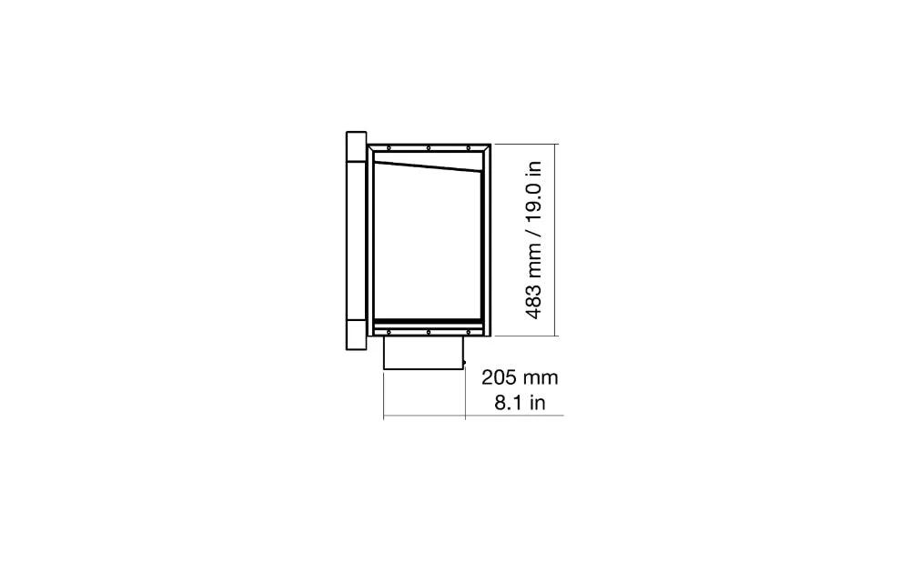 EcoSmart Fire - Frame 800SS - Fireplace Insert