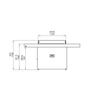 EcoSmart Fire Gin 90 (Bar) - Fire Table Portable