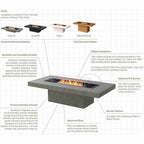 EcoSmart Fire Gin 90 (Dining) - Portable Table