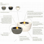 EcoSmart Fire Pod 40 Portable Fire Pit Bowl