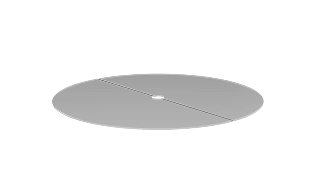 EcoSmart - R20 Glass Cover Plate  - Fire Pit to Coffee Table