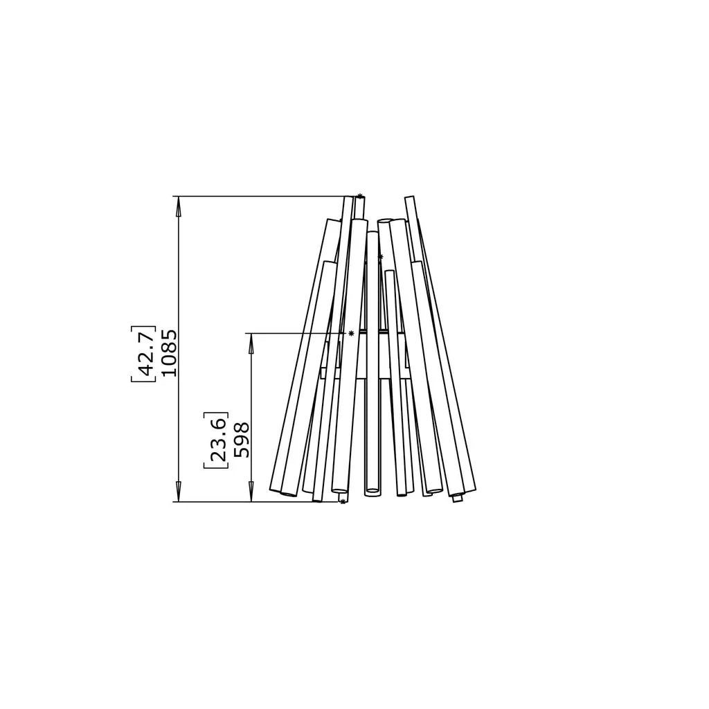 EcoSmart Fire Stix 8 - Designer Portable Fire Pit
