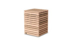 EcoSmart Fire Tank (Teak) – Decorative Multi-Purpose Stool / Side Table