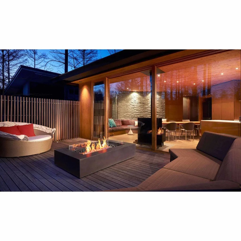 EcoSmart Fire Wharf 65 Bioethanol Fire Pit Table