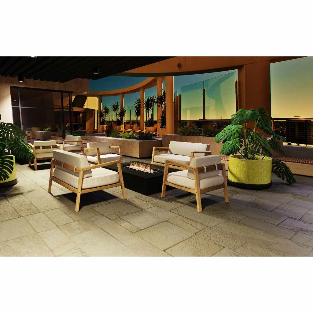 EcoSmart Fire Wharf 65 Bioethanol Fire Pit Table