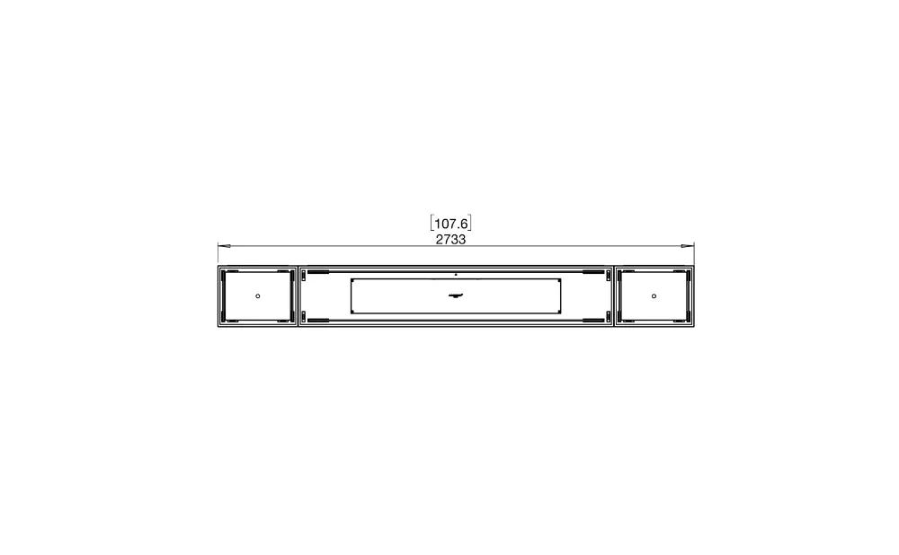EcoSmart Fire Flex 104 Fireplace Insert - Room Divider