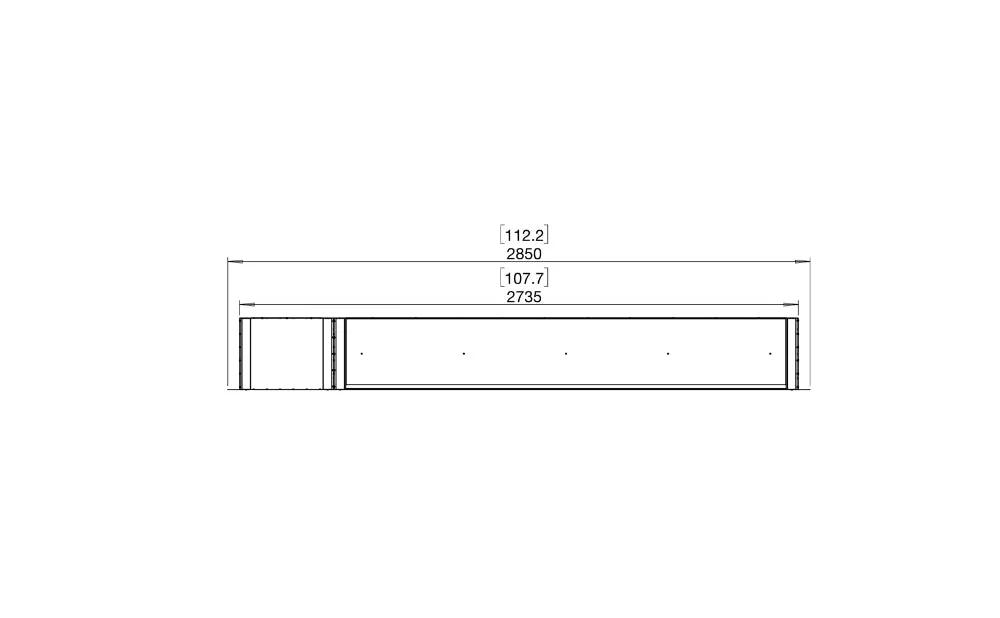 EcoSmart Fire Flex 104 Fireplace Insert - Room Divider