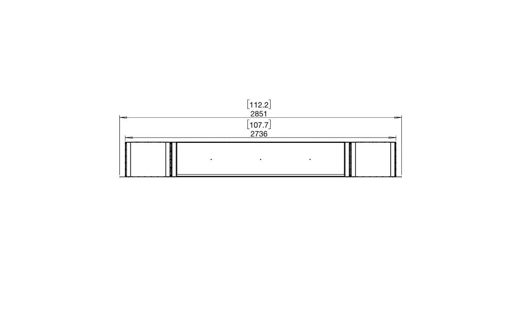 EcoSmart Fire Flex 104 Fireplace Insert - Room Divider