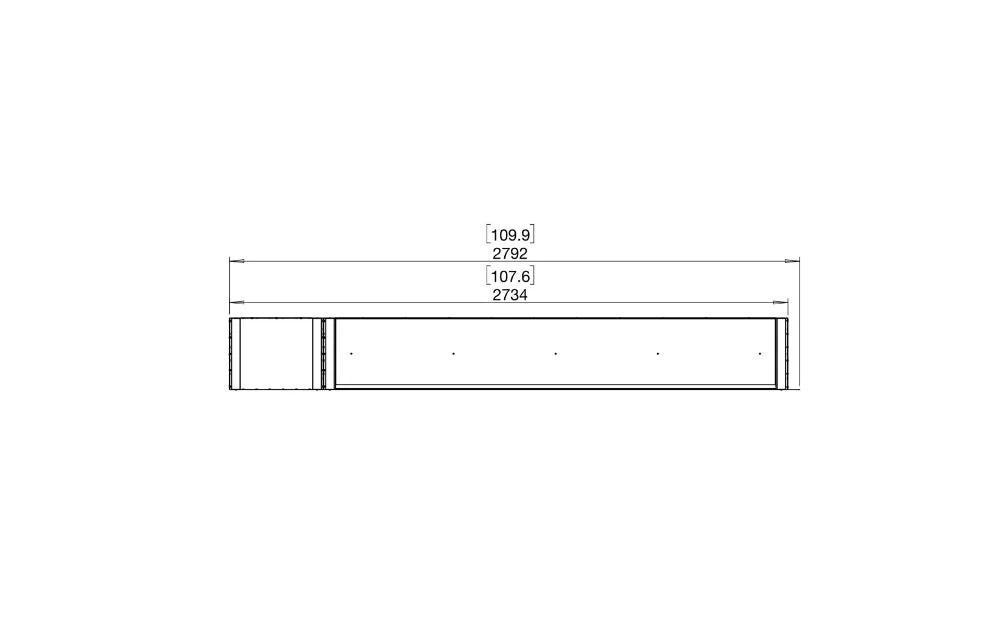 EcoSmart Fire Flex 104 Fireplace Insert - Room Divider