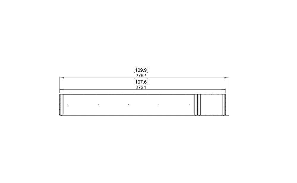 EcoSmart Fire Flex 104 Fireplace Insert - Room Divider