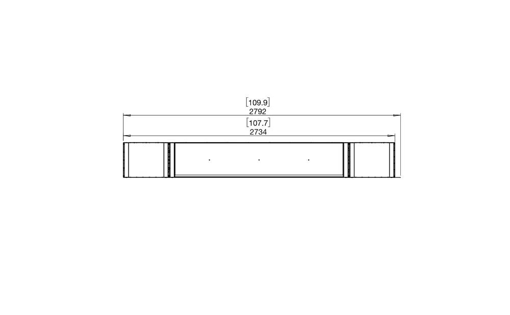 EcoSmart Fire Flex 104 Fireplace Insert - Room Divider