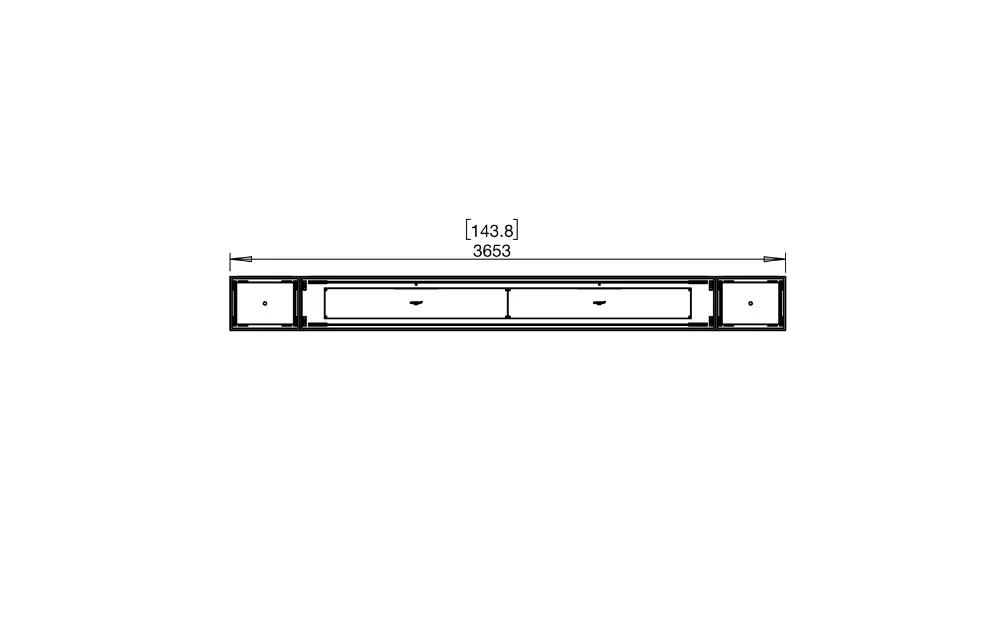EcoSmart Fire Flex 140 Fireplace Insert - Room Divider