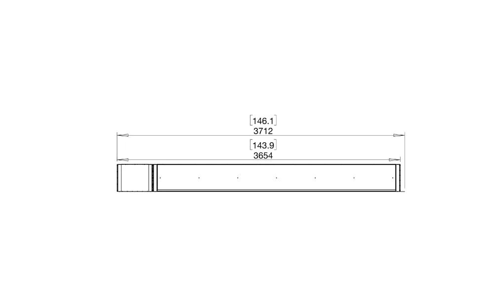 EcoSmart Fire Flex 140 Fireplace Insert - Room Divider