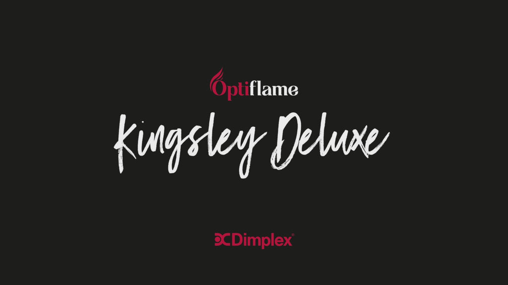 Dimplex Kingsley Deluxe Optiflame electric fire video Instyora