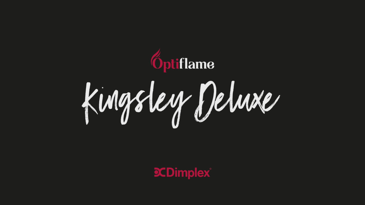 Dimplex Kingsley Deluxe Optiflame electric fire video Instyora